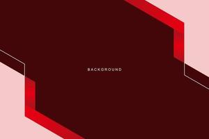 Red color banner background vector template.
