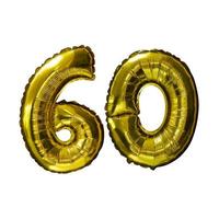 11 Golden number helium balloons isolated background. Realistic foil and latex balloons. design elements for party, event, birthday, anniversary and wedding. photo