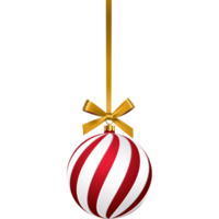 ljus röd glas jul boll png