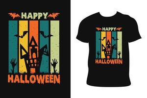 diseño de camiseta de halloween. camiseta de halloween vector libre de camiseta de halloween.