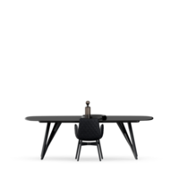 Isometric Table set front 3D render png