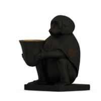 renderizado aislado 3d de estatua isométrica png