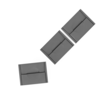 poubelles isométriques rendu 3d png