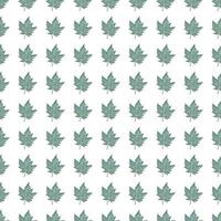 Abstract oak leaves seamless pattern. Maple foliage backdrop. vector