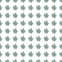 Abstract oak leaves seamless pattern. Maple foliage backdrop. vector