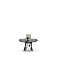 conjunto de mesa isométrica render 3d frontal png