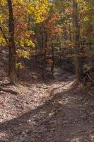 Hot Springs, AR, USA, 2022 - A challenging section of track for a jeep to traverse. photo