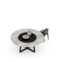 Isometric Table set Perspective 3D render png