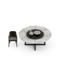 Isometric Table set Perspective 3D render png