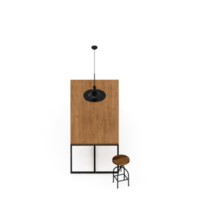 conjunto de mesa isométrica perspectiva 3d render png