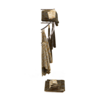 Toallas isométricas 3D Render aislado png