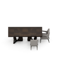 Isometric Table set Perspective 3D render png