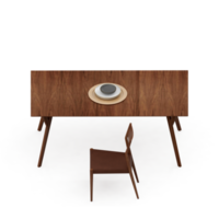 Isometric Table set Perspective 3D render png