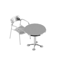 conjunto de mesa isométrica perspectiva 3d render png