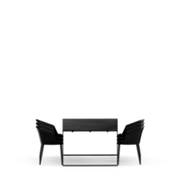 Isometric Table set front 3D render png