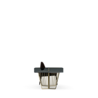 Isometric Table set front 3D render png