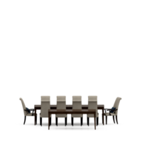 conjunto de mesa isométrica render 3d frontal png