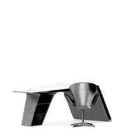 Isometrischer Tischsatz vorne 3D-Rendering png