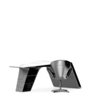 conjunto de mesa isométrica render 3d frontal png