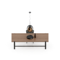 conjunto de mesa isométrica perspectiva 3d render png