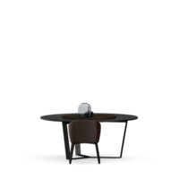 Isometric Table set front 3D render png