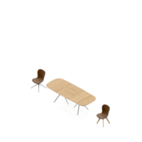 isometrische tafel reeks perspectief 3d geven png