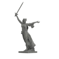 statue isométrique rendu 3d isolé png