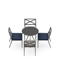 Isometric Table set Perspective 3D render png