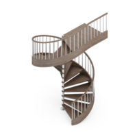 Isometric Stairs 3D isolated png