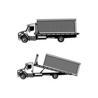 trucking logo - truck trailer logo vector