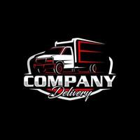 box truck logo vector