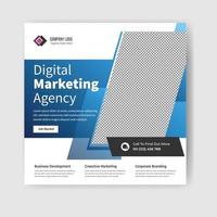 digital marketing social media post template banner design. business banner template. vector