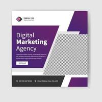 digital marketing social media post template banner design. business banner template. vector