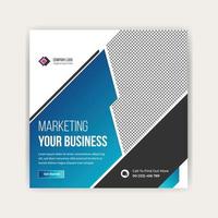 digital marketing social media post template banner design. business banner template. vector