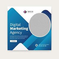 digital marketing social media post template banner design. business banner template. vector