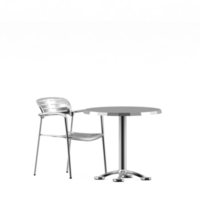 conjunto de mesa isométrica render 3d frontal png