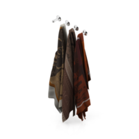 serviettes isométriques rendu 3d isolé png