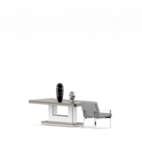 isometrisk tabell uppsättning främre 3d framställa png