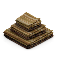 Toallas isométricas 3D Render aislado png