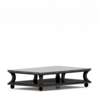 Isometric Table set front 3D render png