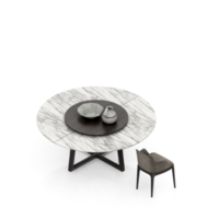 Isometric Table set Perspective 3D render png