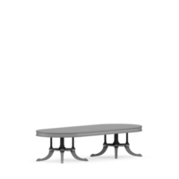 Isometric Table set front 3D render png