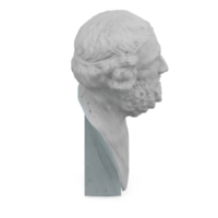 Isometric Statue 3D isolated render png