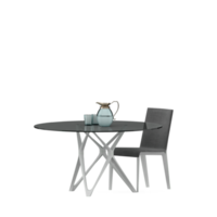 isometrische tafel reeks voorkant 3d geven png