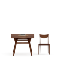 Isometric Table set front 3D render png