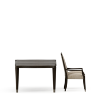 conjunto de mesa isométrica render 3d frontal png