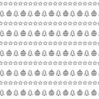 Simple Christmas seamless pattern. vector