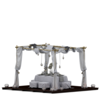 conjunto de mesa isométrica render 3d frontal png