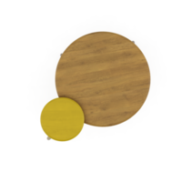 isometrischer tisch set top 3d rendern png