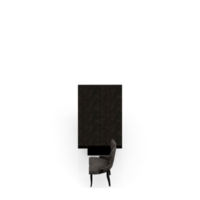 conjunto de mesa isométrica perspectiva 3d render png